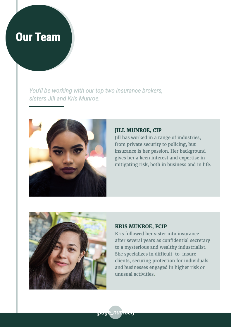 Insurance Proposal Template